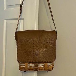 🤎 Longaberger Basket Woven Shoulder Bag/Crossbody